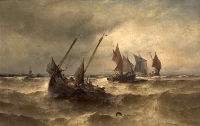 Fischerboote auf See